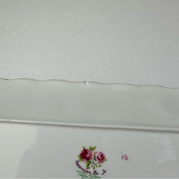 Vintage Royal Albert Serving Plate - American Beauty - Picture 6 of 7